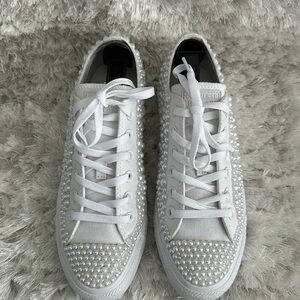 Brand New Pearl covered Converse